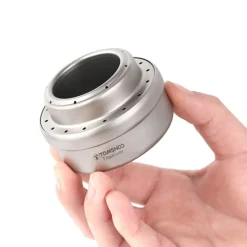 Gear Up u0026 Go Camping-Werkzeuge|Outdoor-Gadgets-Tragbarer Campingkocher aus Titan – Leichter Reisekocher