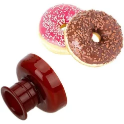 The Decor Haven Küche & Esszimmer-Tragbarer Donut-Maker – Schnelles und einfaches Backgerät