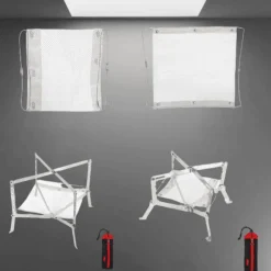 The Outdoor Vault Camping-Werkzeuge|Heimwerkzeuge-Tragbarer Edelstahl-Feuerrost - Mini-Flammengrill