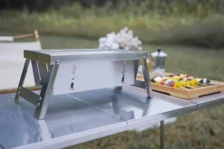 Trail u0026 Beyond Camping-Werkzeuge|Camping Im Freien-Tragbarer Edelstahlgrill - Faltbarer Campingkocher