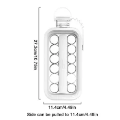 The Cozy Mug Küche & Esszimmer-Tragbarer Eiswürfelbereiter mit Deckel – perfekt für Veranstaltungen im Freien