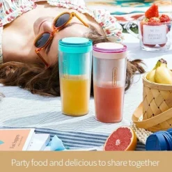 Deco Küche & Esszimmer-Tragbarer elektrischer Entsafter - Automatischer Fruchtextraktor