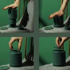 The Cozy Mug Küche & Esszimmer-Tragbarer elektrischer Reisewasserkocher - Faltbare Teekanne