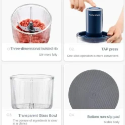 The Culinary Kit Heimwerkzeuge|Küche & Esszimmer-Tragbarer elektrischer Schleifer - Turbo-Elektrowerkzeug