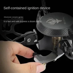 Cozy Living Camping-Werkzeuge|Camping Im Freien-Tragbarer, faltbarer Gaskocher – Outdoor-Klauenbrenner