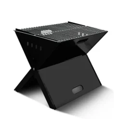 Adventure Basecamp Camping Im Freien|Outdoor-Artikel-Tragbarer, faltbarer Holzkohlegrill – X-förmiger Outdoor-Grill