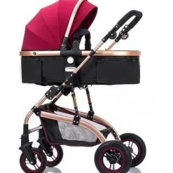 Kinder The Decor Haven Kinderwagen & Zubehör-Tragbarer, faltbarer 3-in-1-Kinderwagen – Hochformat-Design mit zwei Richtungen