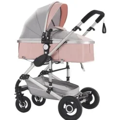 Kinder The Decor Haven Kinderwagen & Zubehör-Tragbarer, faltbarer 3-in-1-Kinderwagen – Hochformat-Design mit zwei Richtungen