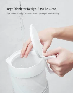 The Decor Haven Küche & Esszimmer-Tragbarer, faltbarer Wasserkocher – Reisekessel für heißes Wasser