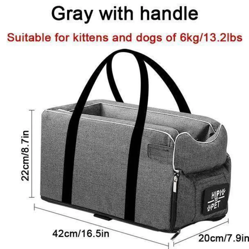 Furendo Autozubehör|Automobilindustrie-Tragbarer Haustierträger - Reisetasche mit gemütlichem Bett