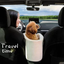 Furendo Autozubehör|Automobilindustrie-Tragbarer Haustierträger - Reisetasche mit gemütlichem Bett