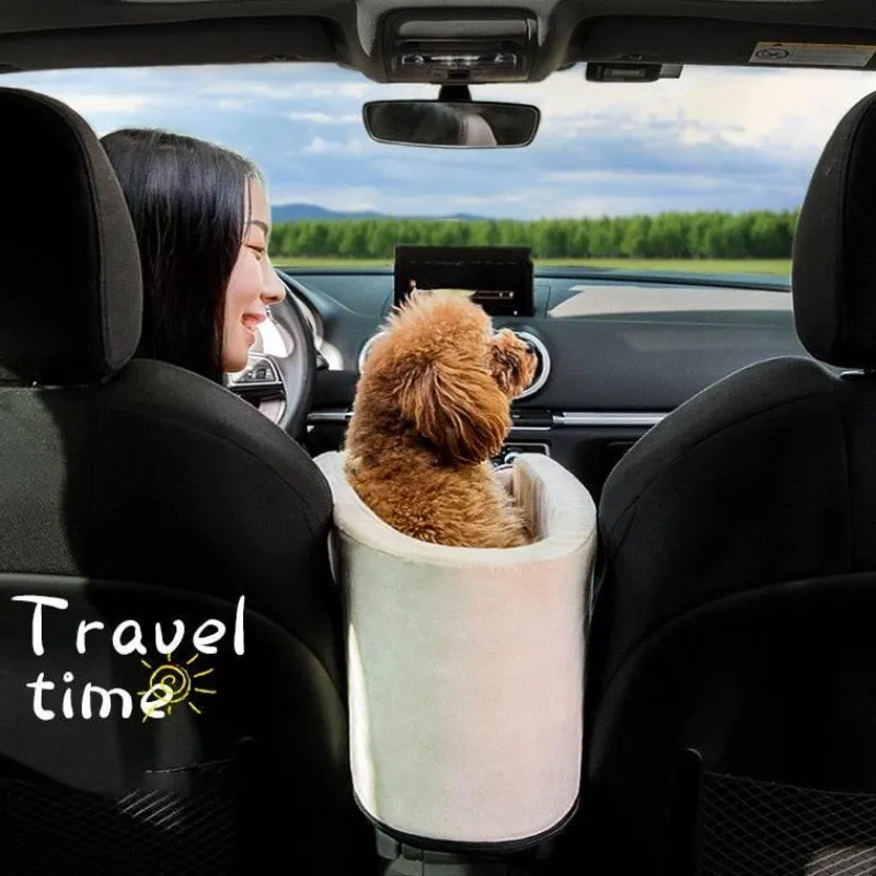 Furendo Autozubehör|Automobilindustrie-Tragbarer Haustierträger - Reisetasche mit gemütlichem Bett