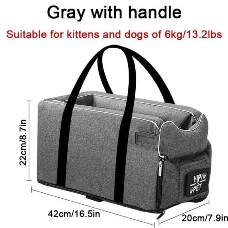 Furendo Autozubehör|Automobilindustrie-Tragbarer Haustierträger - Reisetasche mit gemütlichem Bett