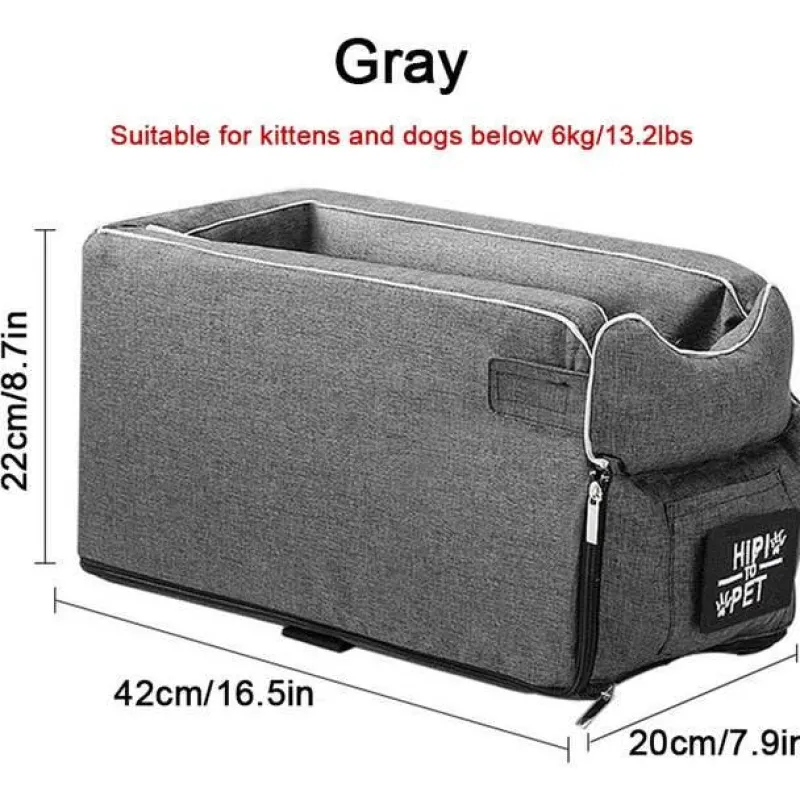 Furendo Autozubehör|Automobilindustrie-Tragbarer Haustierträger - Reisetasche mit gemütlichem Bett