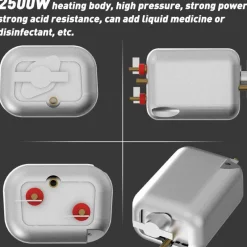 The Blissful Bath Autopflege|Autozubehör-Tragbarer Hochdruck-Dampfreiniger - Elektrische Reinigungsmaschine