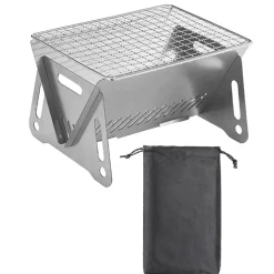Adventure Basecamp Camping Im Freien|Outdoor-Artikel-Tragbarer Holzkohlegrill – Faltbares Camping-Grillwerkzeug