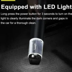 Comfort u0026 Style Autopflege|Autozubehör-Tragbarer kabelloser Autostaubsauger – Hand-Autoreiniger