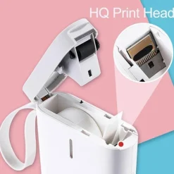 The Decor Haven Küche & Esszimmer|Gadgets Für Zuhause-Tragbarer kabelloser Etikettendrucker – Schnelles Thermodruckgerät