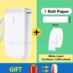 The Decor Haven Küche & Esszimmer|Gadgets Für Zuhause-Tragbarer kabelloser Etikettendrucker – Schnelles Thermodruckgerät