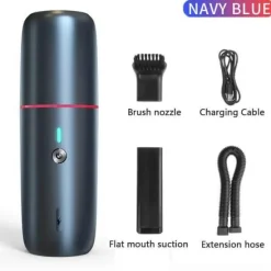 Furendo Autozubehör|Automobilindustrie-Tragbarer kabelloser Mini-Autostaubsauger – Leistungsstarker Handstaubsauger