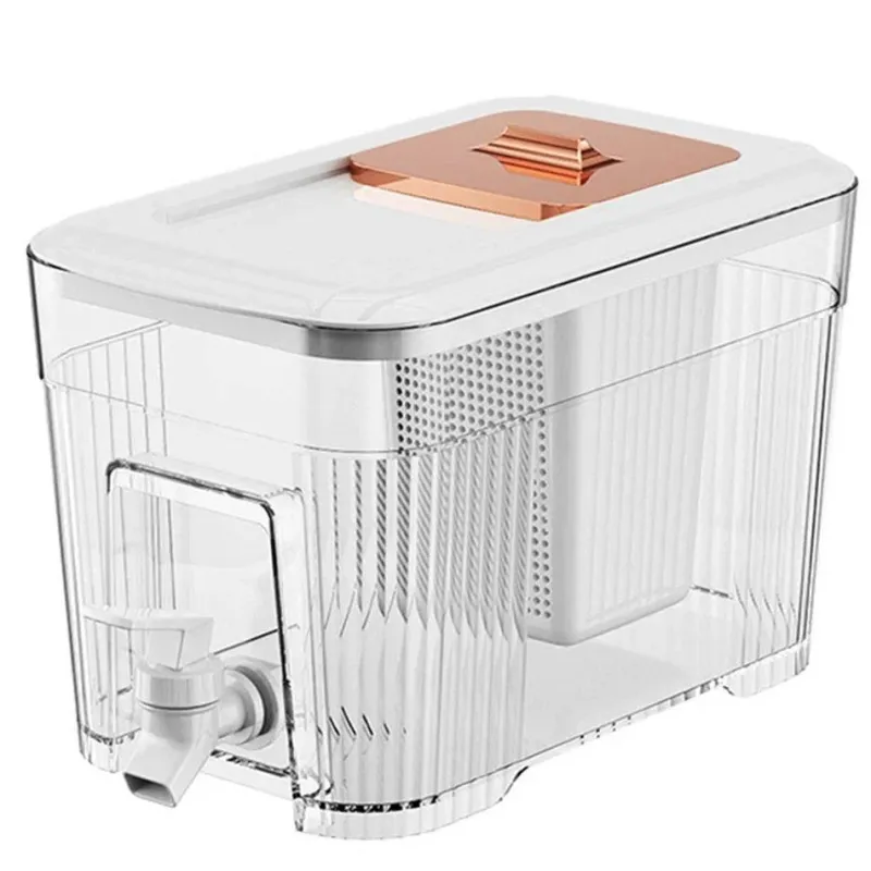 The Culinary Kit Küche & Esszimmer-Tragbarer Kaltgetränkespender mit eingebautem Zapfhahn – Familiengröße