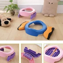 Kinder The Decor Haven Kinderwagen & Zubehör-Tragbarer Kinder-Reisetöpfchensitz – 2-in-1-Klappdesign