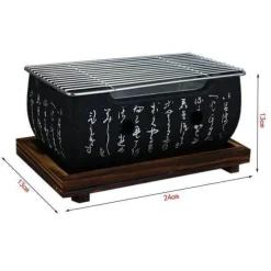 Adventure Basecamp Camping Im Freien|Outdoor-Artikel-Tragbarer koreanischer BBQ-Grill – Grillofen für den Außenbereich