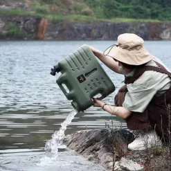 Roam Ready Camping-Werkzeuge|Outdoor-Artikel-Tragbarer Leitungswassertank – Eingebauter Camping-Wasserbehälter