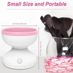 PureGlow Frauenpflege|Körperpflege-Tragbarer Make-up-Pinselreiniger – Einfacher und effizienter Pinselreiniger