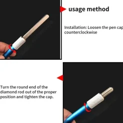 Tom Küche & Esszimmer-Tragbarer Messerschärfer – Werkzeug zum Schärfen von Küchen- und Angelklingen