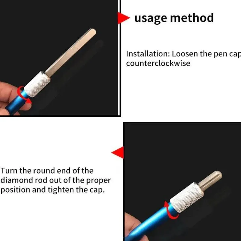 Tom Küche & Esszimmer-Tragbarer Messerschärfer – Werkzeug zum Schärfen von Küchen- und Angelklingen