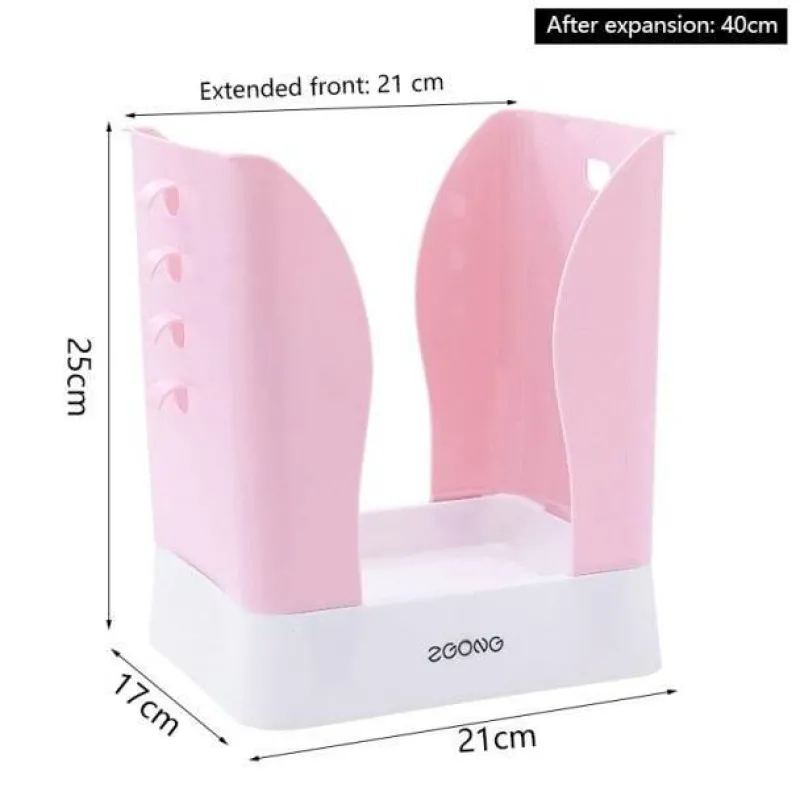 The Decor Haven Küche & Esszimmer|Gadgets Für Zuhause-Tragbarer pastellfarbener Müllsackhalter – einfacher Organizer für Zuhause und Büro