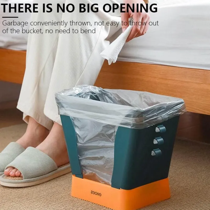 The Decor Haven Küche & Esszimmer|Gadgets Für Zuhause-Tragbarer pastellfarbener Müllsackhalter – einfacher Organizer für Zuhause und Büro