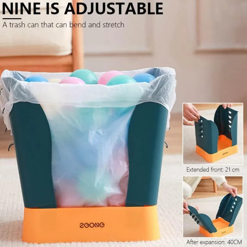 The Decor Haven Küche & Esszimmer|Gadgets Für Zuhause-Tragbarer pastellfarbener Müllsackhalter – einfacher Organizer für Zuhause und Büro