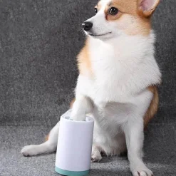 Furendo Haustierzubehör|Reinigungswerkzeuge Für Haustiere-Tragbarer Pfotenreiniger für Haustiere – einfacher Fußreiniger für Hunde und Katzen