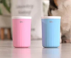 Furendo Haustierzubehör|Reinigungswerkzeuge Für Haustiere-Tragbarer Pfotenreiniger für Haustiere – einfacher Fußreiniger für Hunde und Katzen