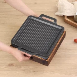 Adventure Basecamp Camping Im Freien|Outdoor-Artikel-Tragbarer rauchfreier BBQ-Grill – Antihaft-Grill im japanischen Stil