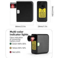 The Outdoor Vault Autozubehör|Automobilindustrie-Tragbarer Reifenfüller – Kompakte wiederaufladbare Luftpumpe