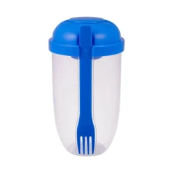 The Culinary Kit Küche & Esszimmer-Tragbarer Salatbecher – Mini-Salatbehälter mit Gabel