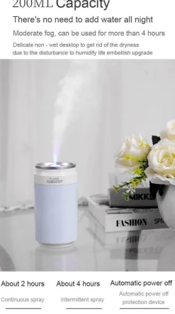 Comfort u0026 Style Autozubehör|Automobilindustrie-Tragbarer Ultraschall-Luftbefeuchter mit Minilampe