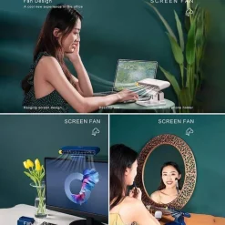 Comfort u0026 Style Gadgets Für Zuhause-Tragbarer wiederaufladbarer Mini-Kühlventilator – Persönliches Kühlgerät