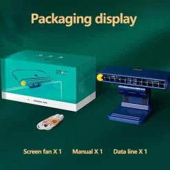 Comfort u0026 Style Gadgets Für Zuhause-Tragbarer wiederaufladbarer Mini-Kühlventilator – Persönliches Kühlgerät