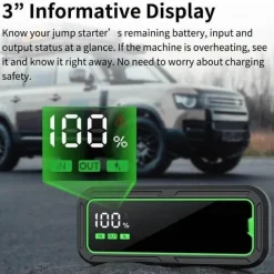 The Outdoor Vault Autozubehör|Automobilindustrie-Tragbares Auto-Starthilfegerät – Hocheffizienter Sofort-Booster