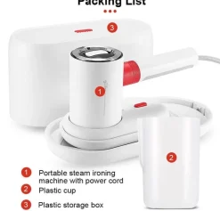 Comfort u0026 Style Gadgets Für Zuhause-Tragbares Dampfbügeleisen – Kompakte Reisebügelmaschine