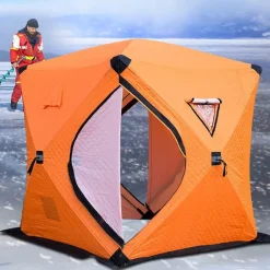 Roam Ready Camping-Werkzeuge|Heimwerkzeuge-Tragbares Eisfischerzelt – Wintercamping-Unterstand