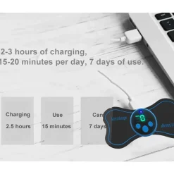 The Relaxation Nook Massageprodukte|Gesundheits-Gadgets-Tragbares elektrisches Mini-Nacken- und Körpermassagegerät – Gerät zur Schmerzlinderung