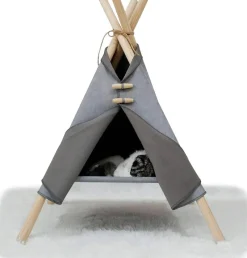 Decor Haustierzubehör|Haustierbetten-Tragbares Haustierbettzelt – gemütlicher Reiseunterschlupf für Katzen und Hunde