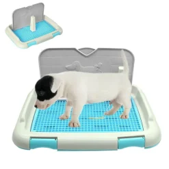 Furendo Haustierzubehör|Reinigungswerkzeuge Für Haustiere-Tragbares Hundetoilettentablett – Indoor-Toilettentrainer für Haustiere