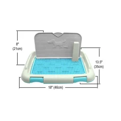 Furendo Haustierzubehör|Reinigungswerkzeuge Für Haustiere-Tragbares Hundetoilettentablett – Indoor-Toilettentrainer für Haustiere