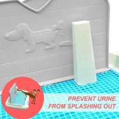 Furendo Haustierzubehör|Reinigungswerkzeuge Für Haustiere-Tragbares Hundetoilettentablett – Indoor-Toilettentrainer für Haustiere